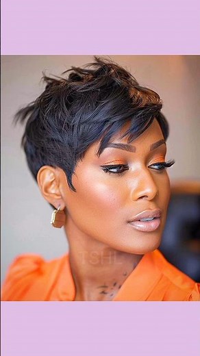 pixie short haircuts for black women #shorts #haircut #pixiehaircut #shorthairstyles