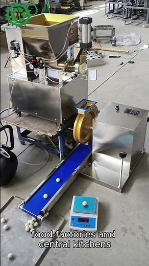 Commercial fully automatic dough cutting and rounding machine Customizable dough cutter and rounder