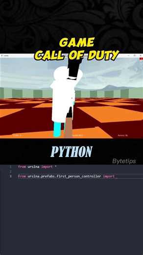 Create a simple Call of Duty Game version with Python #programming #python #pygame