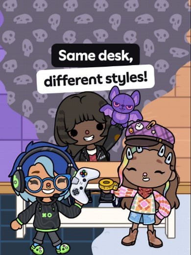 Toca Boca Desk Transformation & Aesthetic