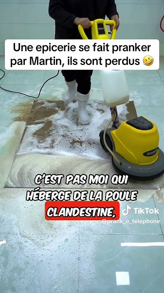 Martin prank une épicerie avec une histoire de poule illégale, ils ne comprennent pas, écoutez c’est hilarant 🤣 #canular #canulartelephonique #mrmartin #martin #allomartin #drole #rire #nrj #CapCut