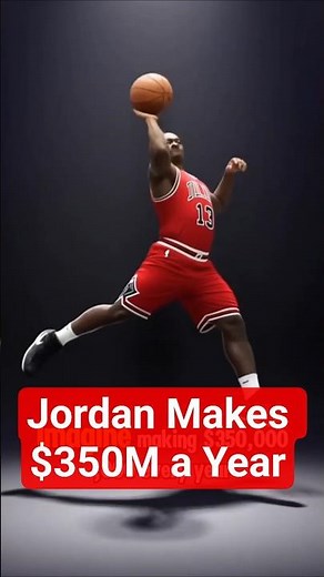 Michael Jordan Makes $350M a Year Doing Nothing | Richest Athlete Facts #shorts #viralshorts