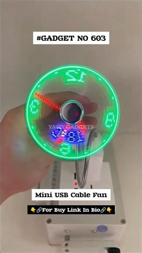 Mini USB Cable Fan 🤩 #shorts #gadget #gadgets