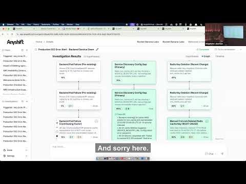 Anyshift Demo Day 2026.02.18 - Live root cause analysis