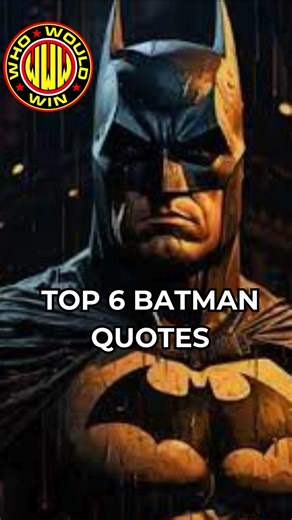 Top 6 Batman Quotes That HIT HARD #batman #dc #DCComics #Superheroes #FYP #ViralShorts #superman