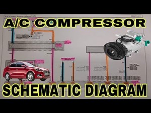 CAR A/C COMPRESSOR WIRING DIAGRAM (Hyundai Accent 2022 model)