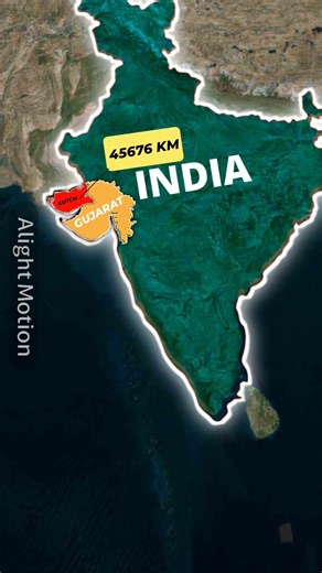 Bharat ka Sabse Bada aur Chhota District | India Map Animation 🇮🇳 #india #shorts