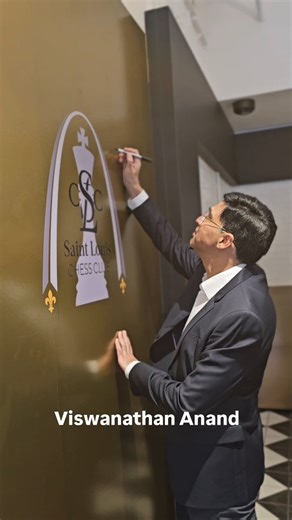 6.7K views · 80 reactions | To celebrate the grand reopening of the St. Louis Chess Club, titled players were invited to sign the Golden Wall with the logo of the Club! ✨ Guess who we spotted there? Vishy, Fabiano, Levon, Sagar, Yasser, Maurice and many more chess players! ♟️ #chess #stlchessclub #chessplayers #Grandmasters #titledtuesday #vishyanand | Saint Louis Chess Club | Facebook