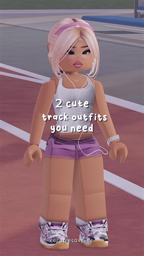2 Cute Track/Sport Outfits for Roblox