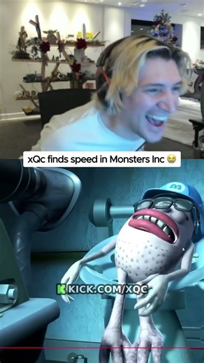 xQc finds Speed in Monsters Inc 😭