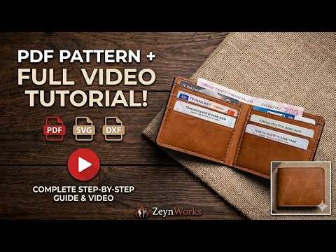 PDF PATTERN + BIFOLD WALLET TUTORIAL!