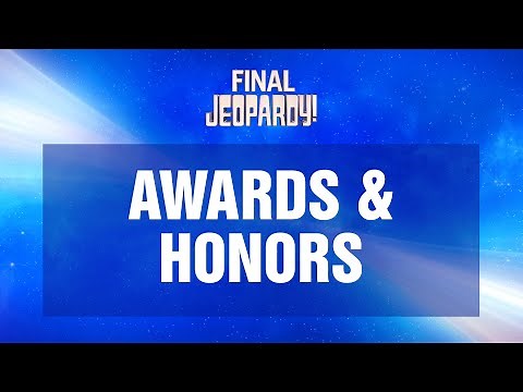 Awards & Honors | Final Jeopardy! | JEOPARDY!