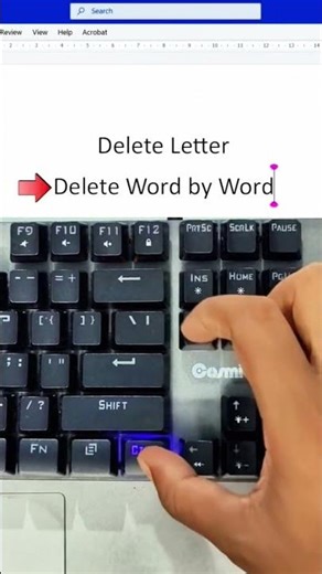 Delete and Backspace Shortcut Keys Tricks #trending #keyboard #shortcutkeys #trendingshorts #shors
