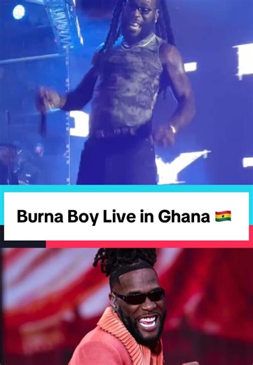 Burna Boy Live Performance in Ghana 2023