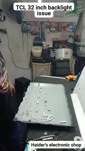TCL 32 inch Backlight trouble #reels #reelsfb #reelsvideo #reelsviral #reels2023 #reelsinstagram #reelit Haider's Electronics Repair Shop | Haider Alcantara