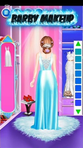 Barby makeup, Barby dressing, #cartoon ,#shorts