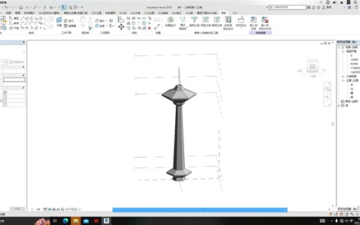 全国BIM等级考试一级第19期第3题体量方法