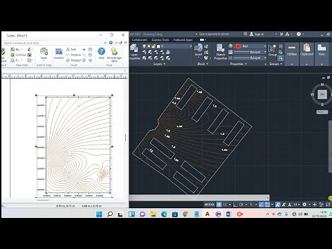 How to Design Topographic/Contour Maps from Surfer to AutoCAD