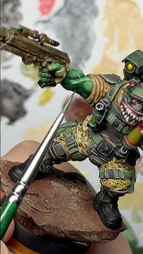 Perfect Your Green Skin #paintingminiatures #figurepainting