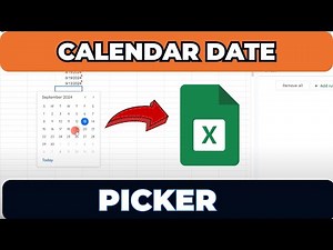 How to Add Calendar Date Picker in Google Sheets