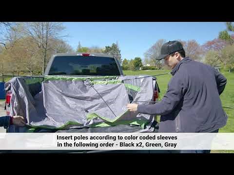 How to Setup a Napier 19 Series Backroadz Truck Tent │ Installation & Setup Instructions