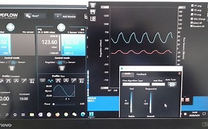 多通道压力控制器OB1与科式流量计BFS和液体分配阀MUX Distributor实现流体流动的自动化运行