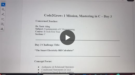 #code2grow #srmapcoding #day3challenge | Kushwanth Potluri