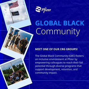 💡CRG Spotlight💡 At Pfizer, the Global Black Community (GBC) is more than a Colleague Resource Group—it’s a movement. 💙 We’re dedicated to fostering an inclusive space where colleagues can thrive, be their authentic selves, and make a lasting impact. Through mentorship, career development, and community outreach, GBC is shaping a future where everyone can succeed. Ready to grow with a company that champions diversity? Learn more today. 👉 https://on.pfizer.com/4hQIppr #PfizerCareers #GlobalBla