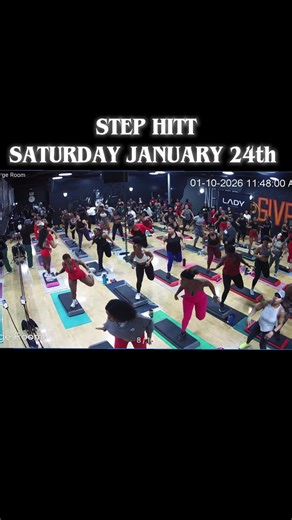 SATURDAY JANUARY 24th LINK IN BIO 🎉💪🏽 #fyp #gym #fitness #step #dmv | Step Workout