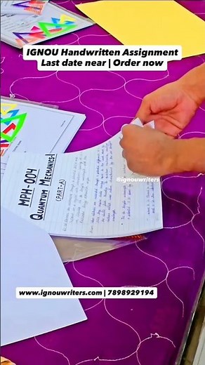 IGNOU Handwritten assignment | IGNOU Assignment help | www.ignouwriters.com | 7898929194 #ignou