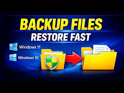 How To Backup And Restore Files On Windows 11&10 Step By Step
