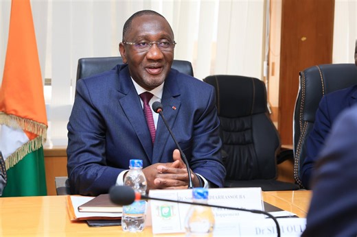 Coopération : le Ministre Souleymane Diarrassouba échange avec le Président du Groupe de la Banque Africaine de Développement  - Abidjan.net Photos