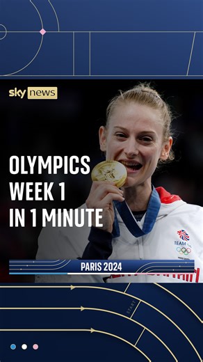 29K views · 48 reactions | Sky News's Rob Harris rounds up week one at the Paris 2024 Olympics in less than one minute 磊賂雷 | Sky News | Facebook