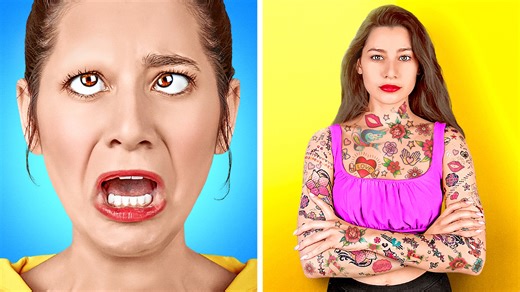 Dare to spin: Epic sibling challenge with wild tattoo stunts