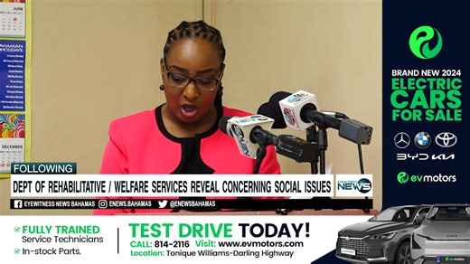 Dept of Rehabilitative / Welfare Services reveal concerning social issues | Eyewitness News Bahamas