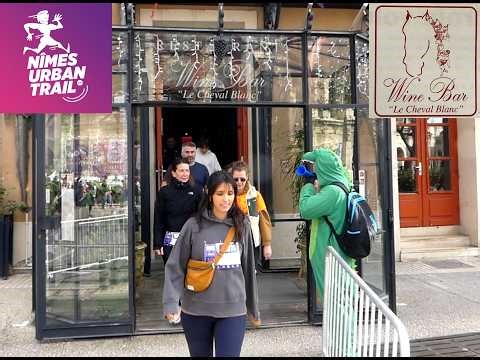 Nîmes urban trail 2026 - les randonneurs par centaines ont traversé le Wine Bar le Cheval Blanc (3)