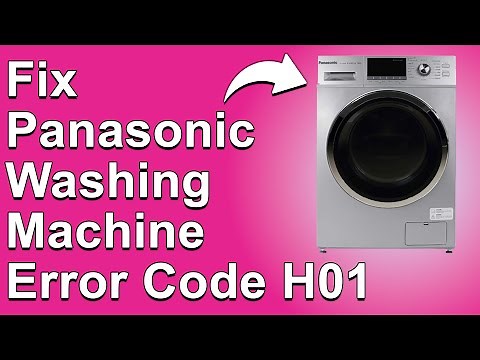 How To Fix Panasonic Washing Machine H01 Error Code (Water Level Sensor Error - Detailed Guide!)
