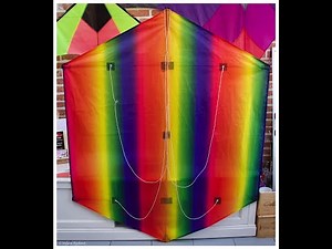 Rokkaku build and test flight...