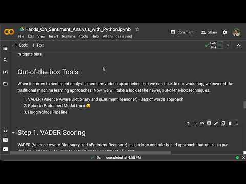 Sentiment analysis with Python