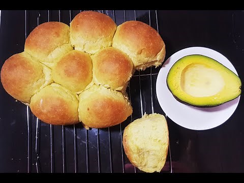 Avocado Bread | How to make avocado dinner rolls