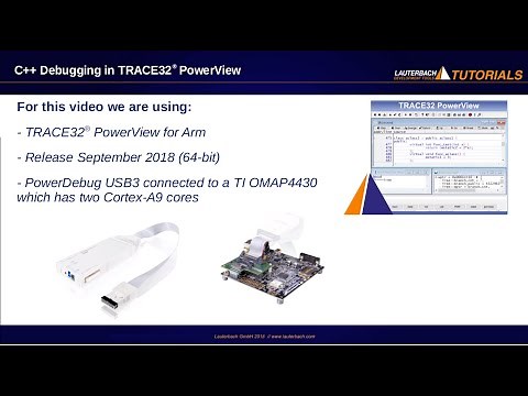 C++ Debugging in TRACE32 PowerView