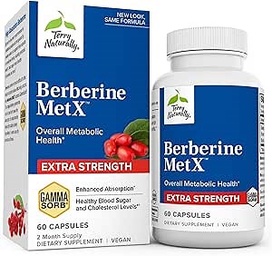 Berberine MetX, Ultra Absorption, 60 Capsules by Terry Naturally