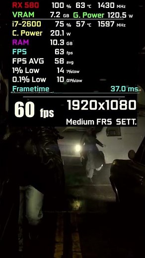 RX 580 + i7 2600 in 2026 -Test in 8 Games #i72600 #rx580 #i7