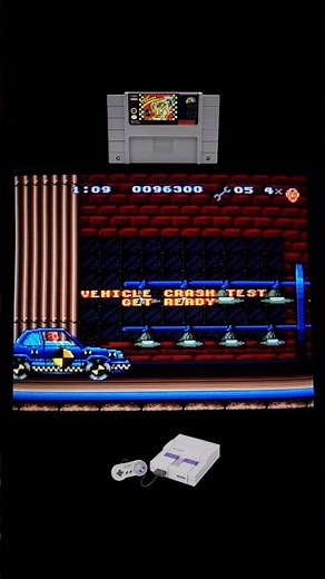 Incredible Crash Dummies (SNES) Vehicle Crash Test #shorts #gameplay #retrogaming #supernintendo