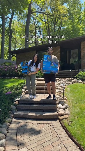 7.1K views · 86 reactions | DIY permanent outdoor holiday lights &...