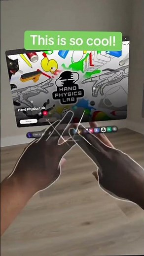 PLAYING VR WITHOUT CONTROLLERS! Quest 3 hand tracking! #vr #quest3 #handtracking