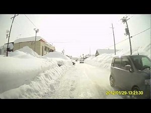 【滝川市】バカヤロー！道路で遊ぶ子ども 昼間走行C