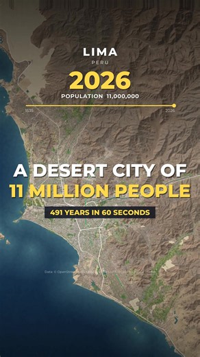 How Lima Grew: Timelapse of Lima, Peru's Expansion