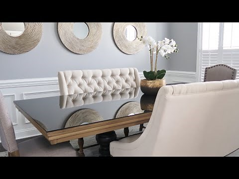 DINING ROOM MAKEOVER| INTERIOR STYLING + MIRROR INSTALL (LAMPS PLUS)