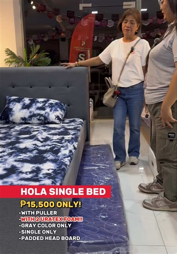 Single Bed Frame with Pullout and Free Uratex Foam